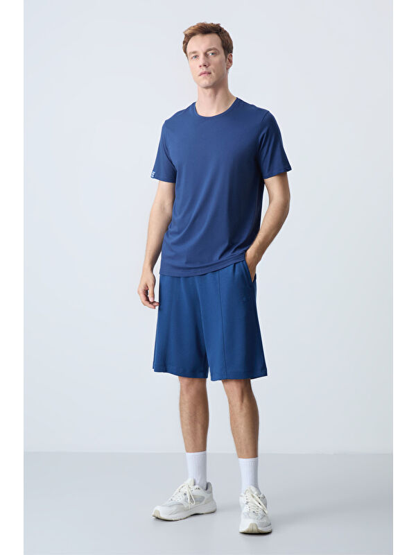 Tommylife Parlament Pamuklu Kalın Yumuşak Dokulu Standart Fit Basic Erkek Şort  - 81277