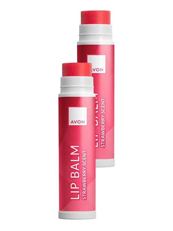 AVON Color Trend Dudak Balmı Strawberry İkili Set