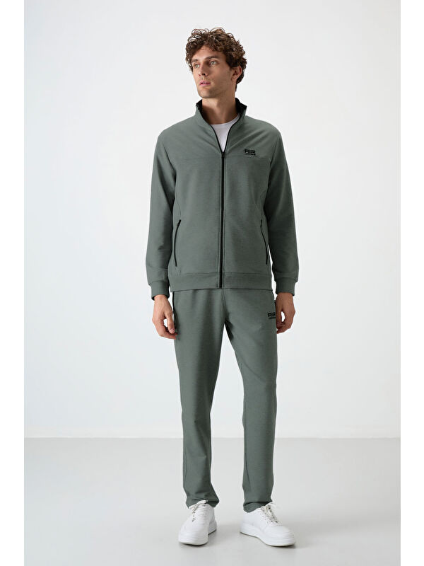 Air Jones Troy Çağla Standart Kalıp Erkek Eşofman Takım - 85196