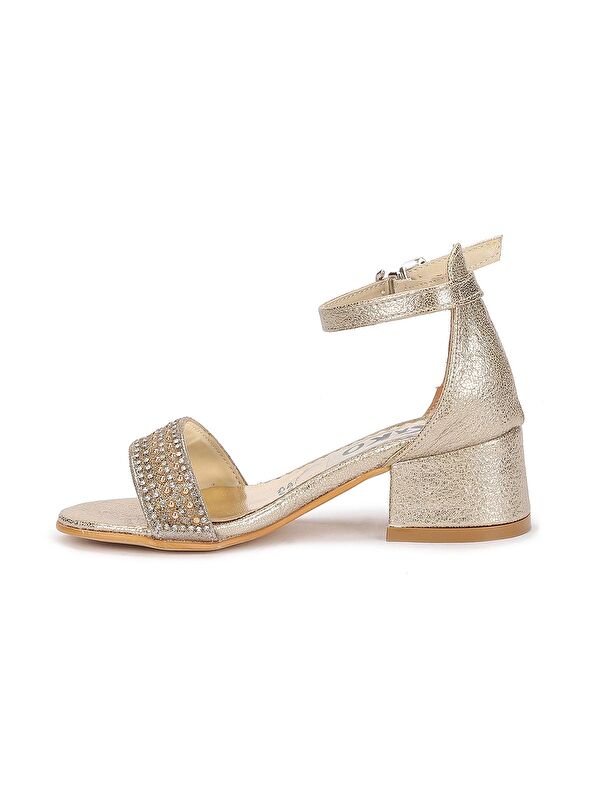 Elinor Çatlak Günlük Kız Çocuk 3 Cm Topuklu Sandalet Abiye Ayakkabı - Görsel 6