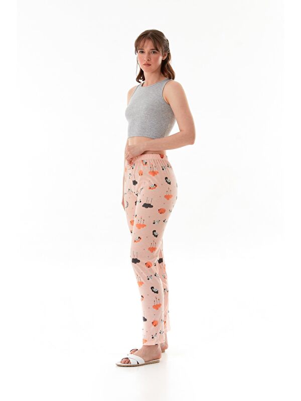 Fullamoda Çiçek Baskılı Pijama Altı