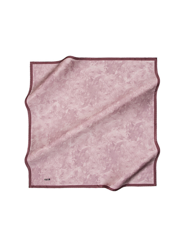 AKER Pudra 90X90 İpek Pamuk Eşarp