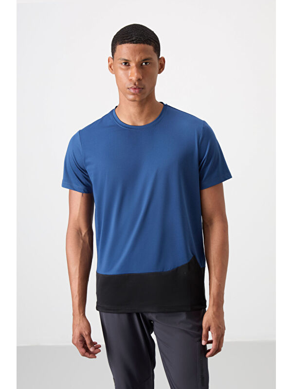 Tommylife Parlament Polyester Nefes Alan Dokulu İnce Esnek Standart Fit Erkek Performans Tişört - 88383