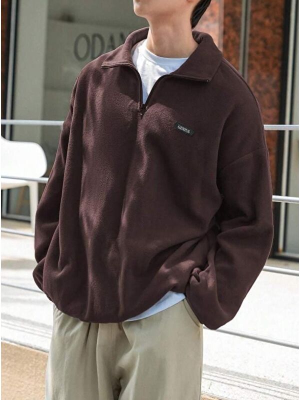 Genius Store Erkek Polar Oversize Sweatshirt