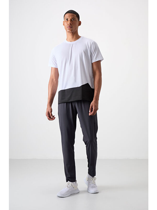 Tommylife Antrasit Polyester İnce Yumuşak Comfort Fit Erkek Eşofman Alt - 82119