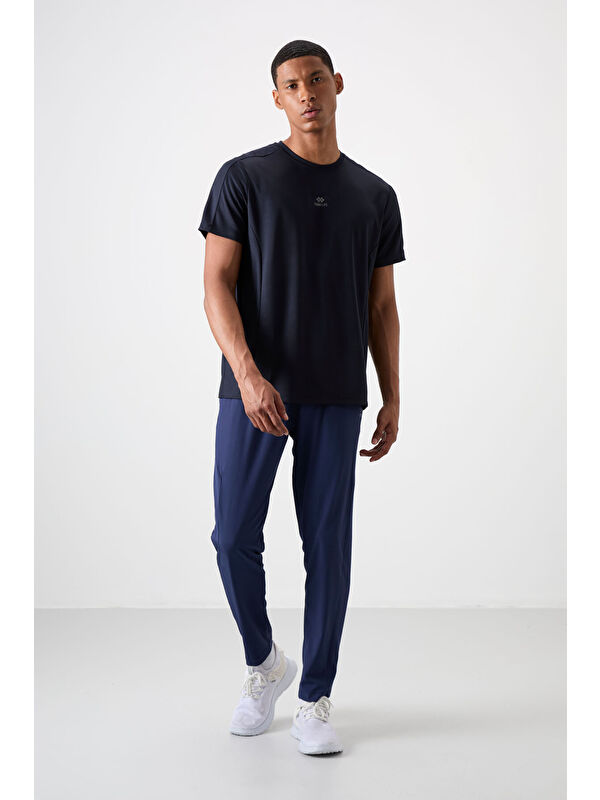 Tommylife İndigo Polyester İnce Yumuşak Comfort Fit Erkek Eşofman Alt - 82119
