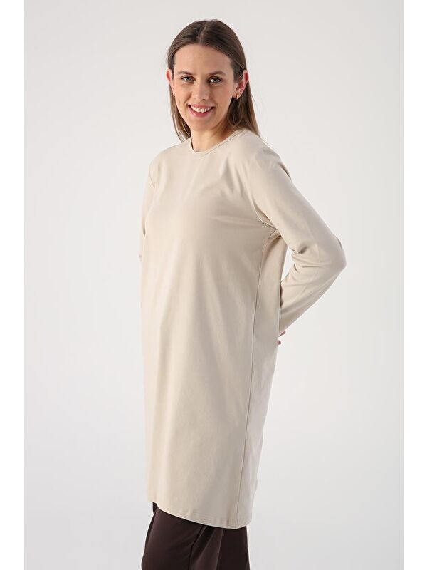 ALLDAY Taş Basic Pamuklu Süprem Sweat Tunik