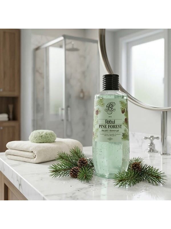 Rebul Pine Forest Duş Jeli - Açık Yeşil - 500 ml