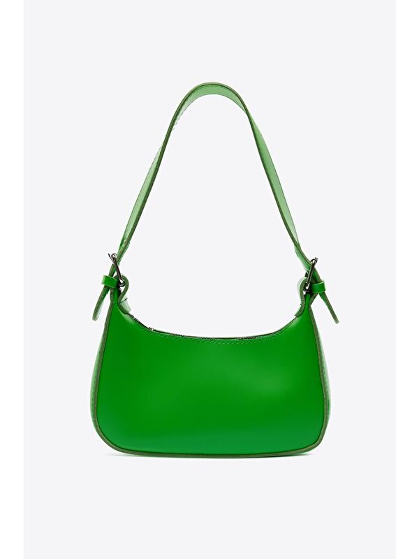 Shulebags Muse Oval Baget Çanta Yeşil