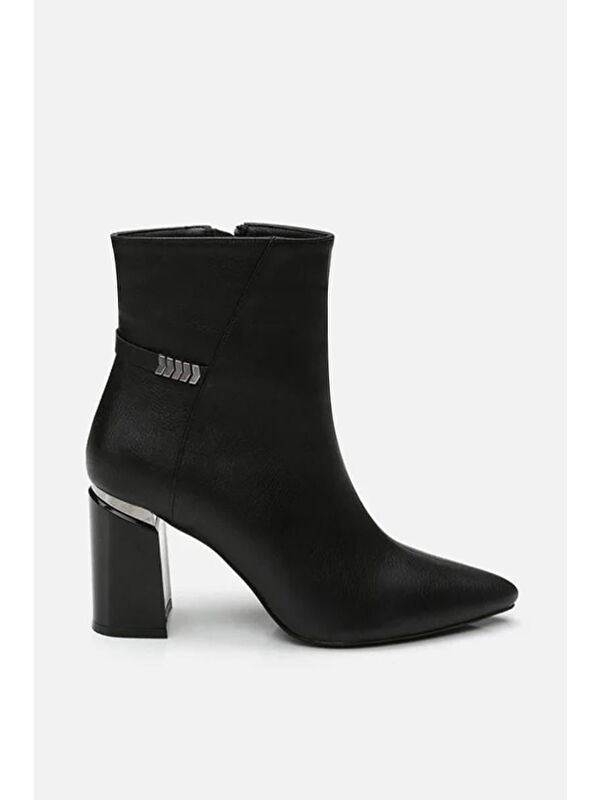 Yaya By Hotiç Kahverengi Yaya By Hotiç Yaya By Kadın Fermuarlı Kalın Topuklu Bot