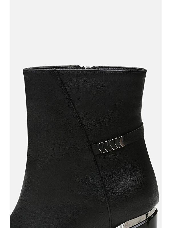 Yaya By Hotiç Kahverengi Yaya By Hotiç Yaya By Kadın Fermuarlı Kalın Topuklu Bot