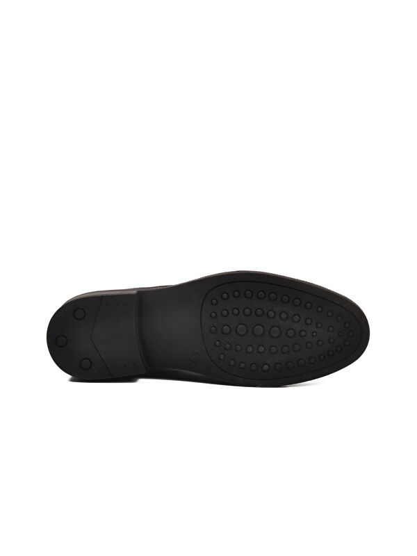 Ayakmod Siyah Ayakmod Hakiki Deri Kaymaz Taban Erkek klasik Ayakkabı 623 M