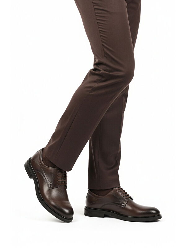 Ayakmod Siyah Ayakmod Hakiki Deri Kaymaz Taban Erkek klasik Ayakkabı 623 M