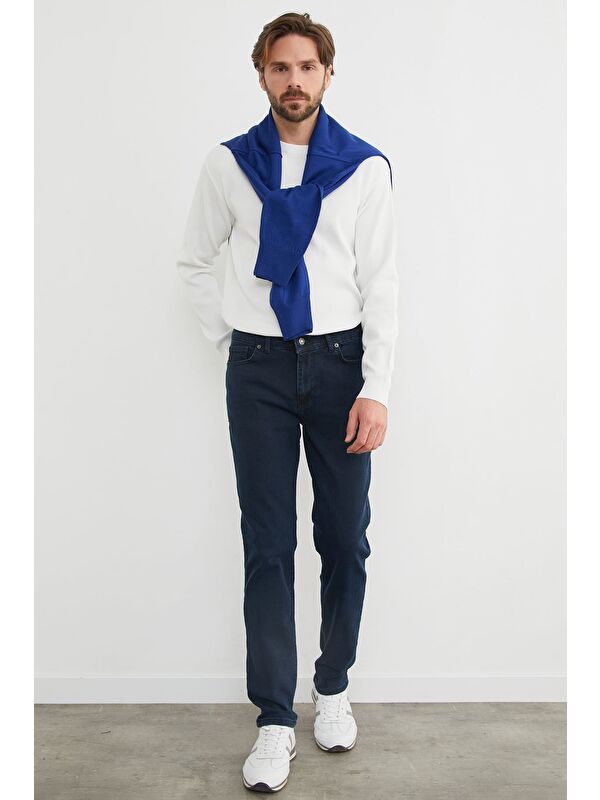 Fullamoda Fermuarlı Straight Jean Pantolon