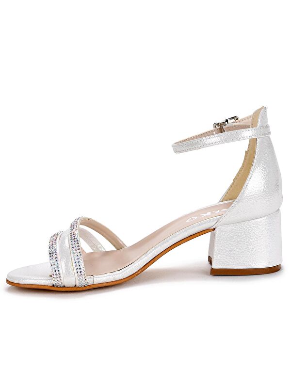 Helena Vakko Günlük Kız Çocuk 3 Cm Topuklu Sandalet Abiye Ayakkabı - Görsel 6