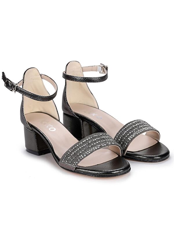 Elinor Vakko Günlük Kız Çocuk 3 Cm Topuklu Sandalet Abiye Ayakkabı - Görsel 4