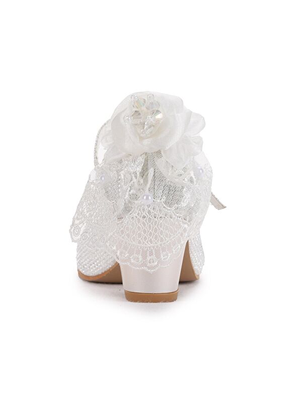 Cara Çupra Günlük Kız Çocuk 4 Cm Topuklu Abiye Ayakkabı - Görsel 6