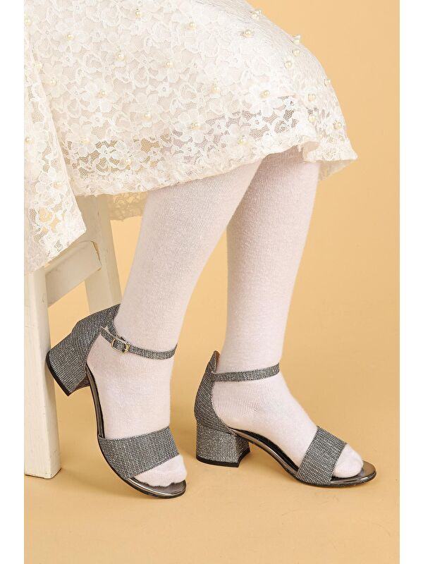 Alexa Günlük Kız Çocuk 3 Cm Topuklu Sandalet Abiye Ayakkabı - Görsel 3