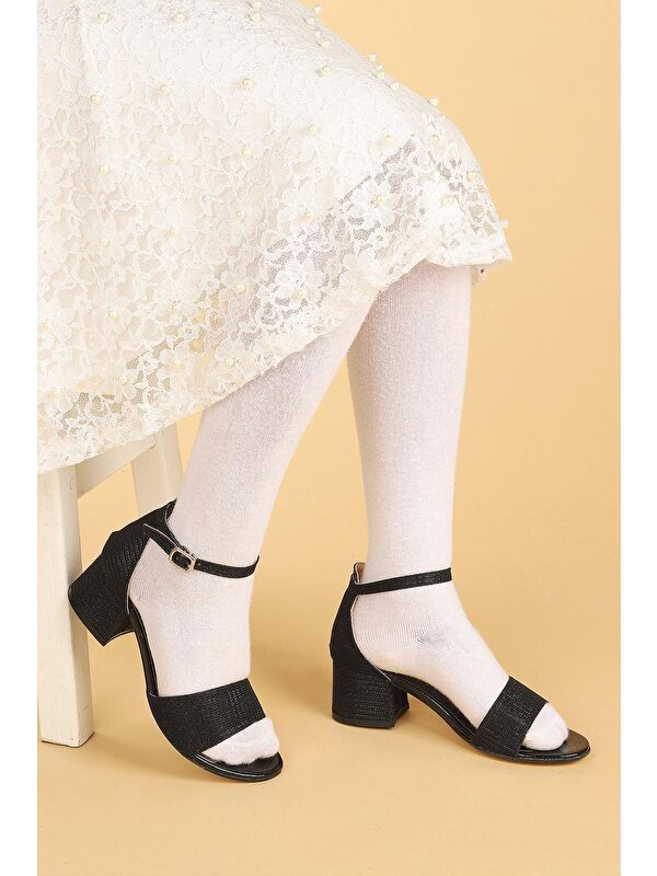 Alexa Günlük Kız Çocuk 3 Cm Topuklu Sandalet Abiye Ayakkabı - Görsel 3