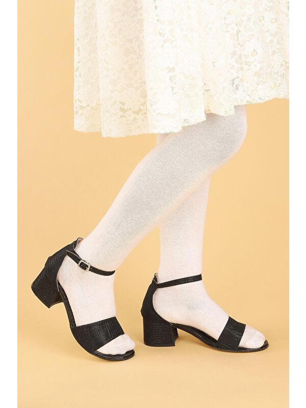 Alexa Günlük Kız Çocuk 3 Cm Topuklu Sandalet Abiye Ayakkabı - Görsel 4