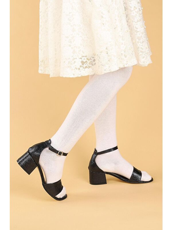 Alexa Günlük Kız Çocuk 4 Cm Topuklu Sandalet Abiye Ayakkabı - Görsel 4