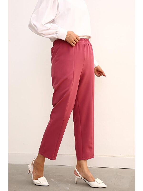 ALLDAY Gül Beli Lastikli Bol Paça Pantolon