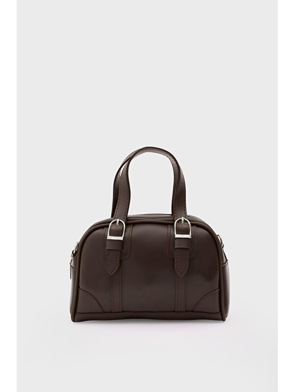 Shulebags Peggy Oval Çapraz Çanta Kahve