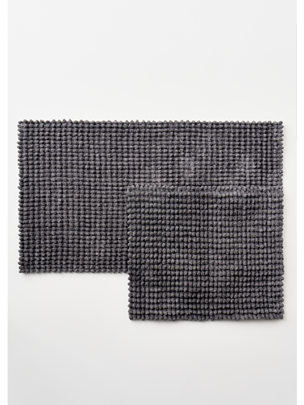 Bella Maison Cosy Paspas Takımı Antrasit (60x100 cm)