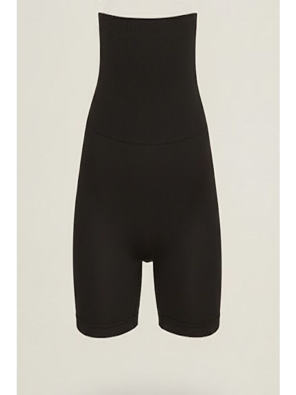 C&City C12014 Kadın Double Korse Boxer Siyah