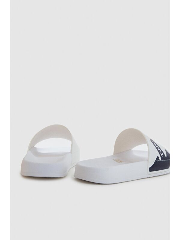 Twn Beyaz Tek Bant Terlik - Görsel 7