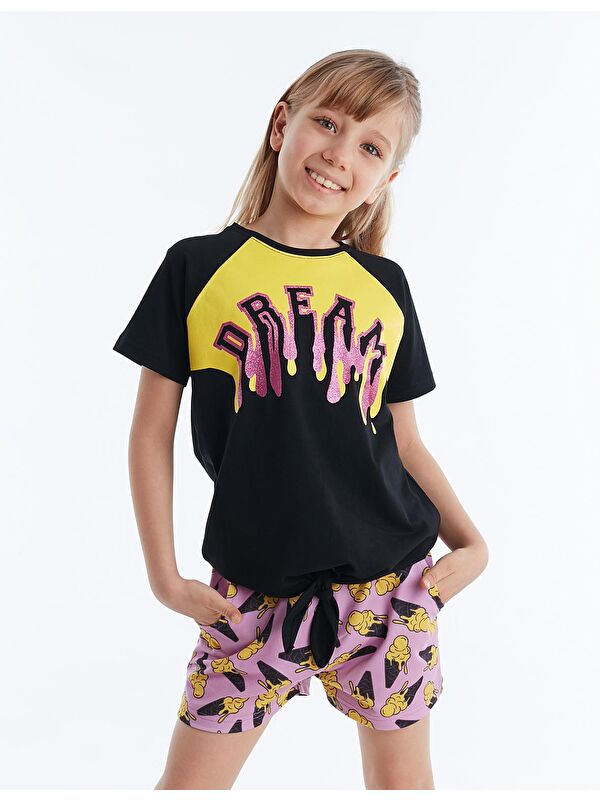 MSHB&G Dream Cream Kız Çocuk T-shirt Şort Takım