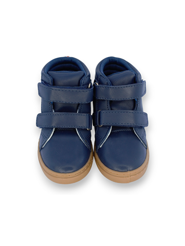 First Step Dinozor Lacivert Cırt Cırtlı Erkek Çocuk Günlük Sneaker Spor Ayakkabı-S-1004