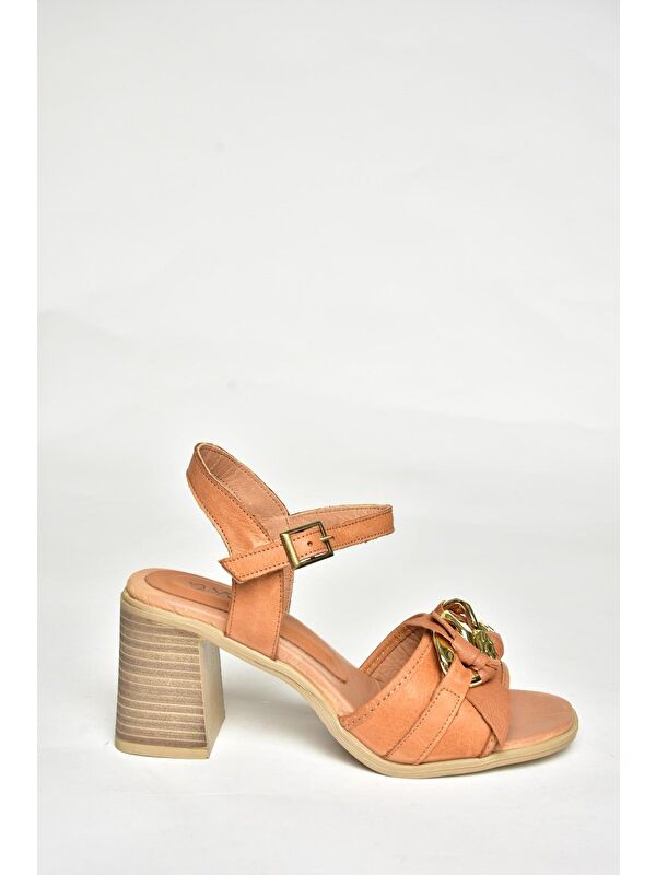 Taba Kadın Topuklu Ayakkabı U5550208 - Görsel 3