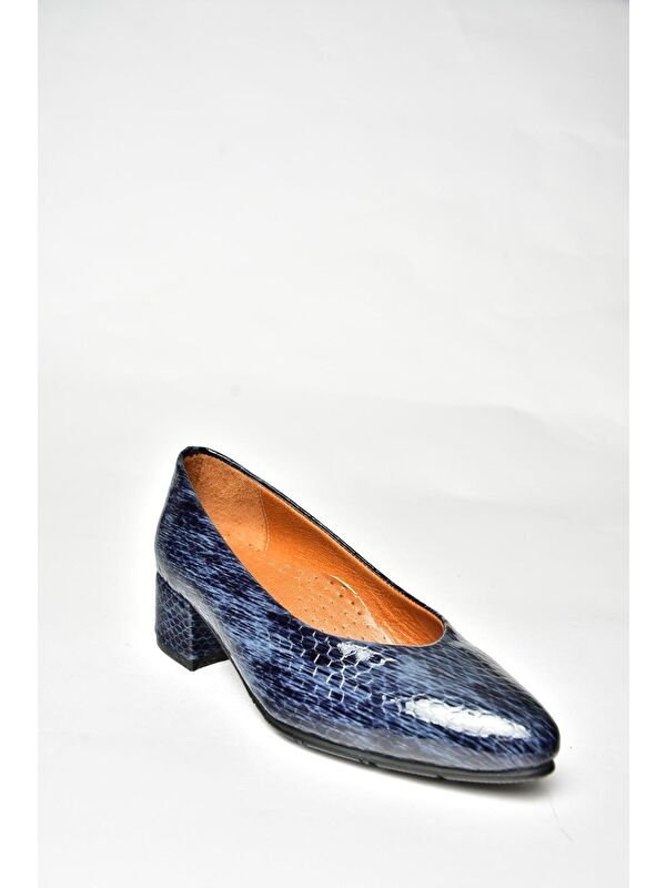 Lacivert Kadın Topuklu Ayakkabı U6670127 - Görsel 4