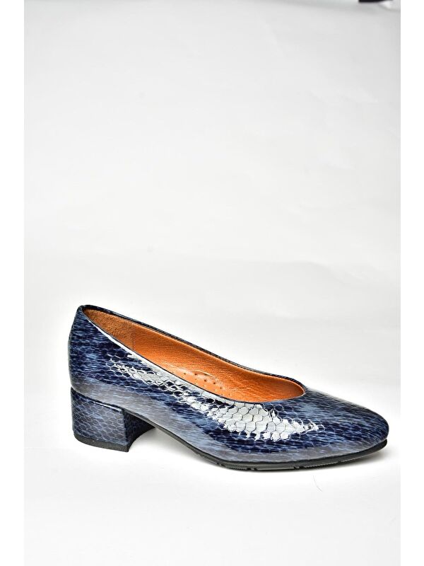 Lacivert Kadın Topuklu Ayakkabı U6670127 - Görsel 5