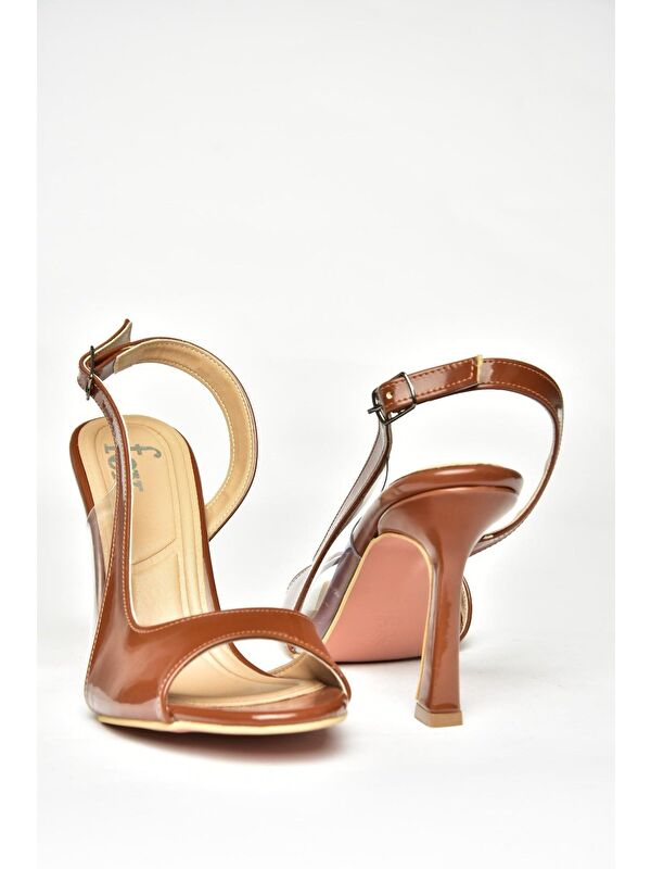 Kahverengi Kadın Topuklu Ayakkabı U9971428 - Görsel 5