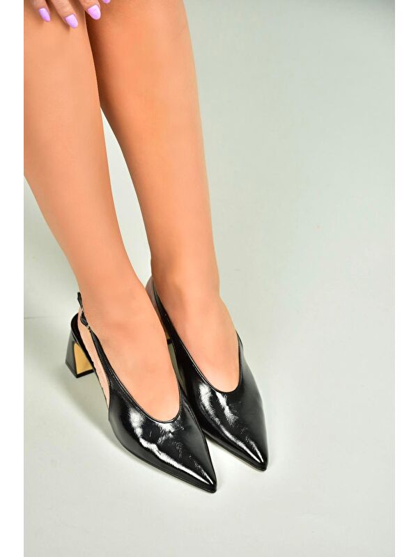 Siyah Kadın Topuklu Ayakkabı U6540800 - Görsel 2