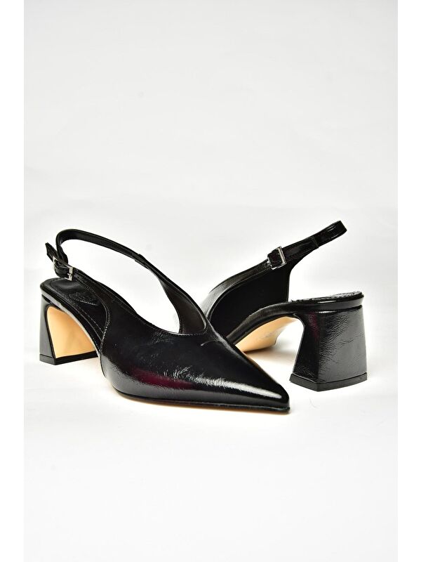 Siyah Kadın Topuklu Ayakkabı U6540800 - Görsel 5