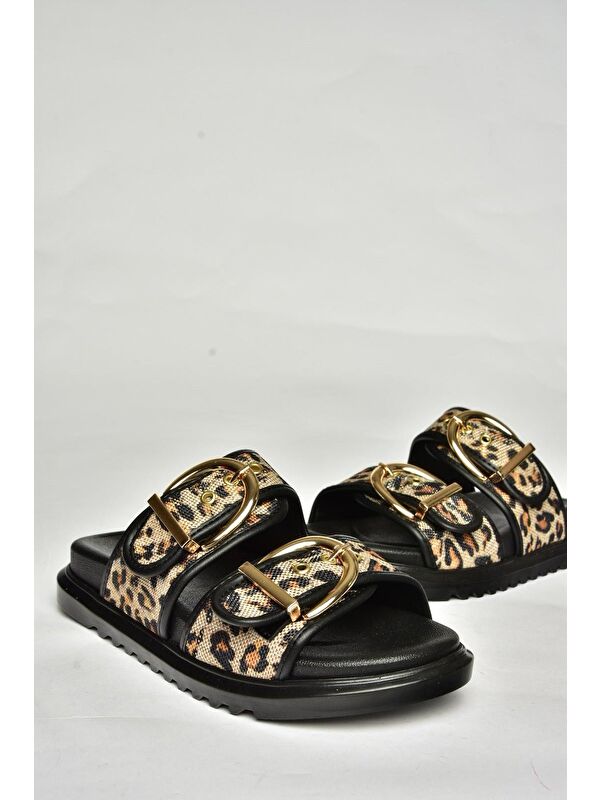 Siyah Kadın Terlik U7257920 - Görsel 5