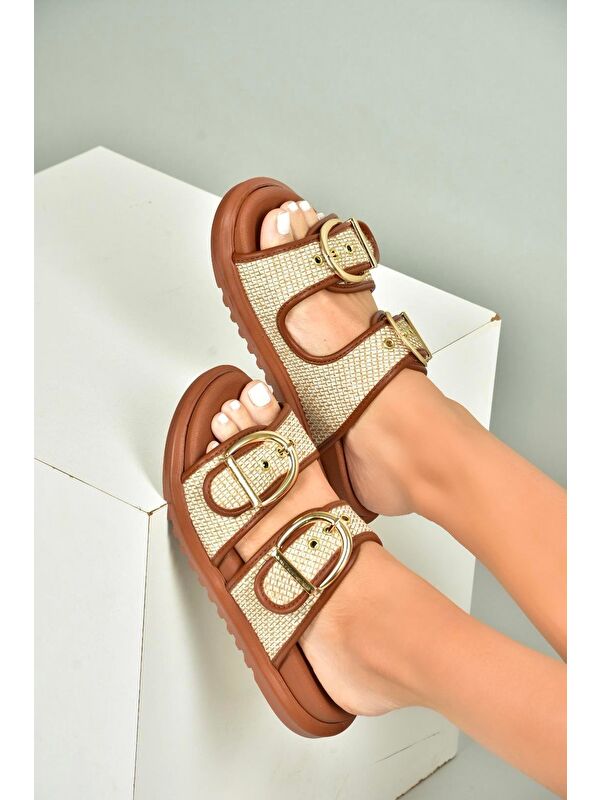 Taba Kadın Terlik U7257920 - Görsel 3