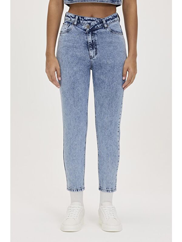 Bad Bear Alisha Jeans Mavi Kadın Denim Pantolon