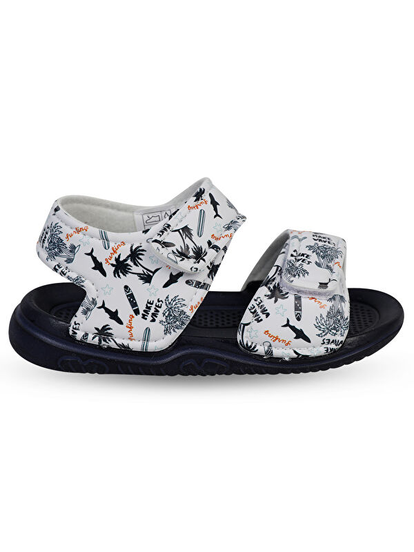 Civil Civi Boys Erkek Çocuk Sandalet 26-30 Numara Beyaz