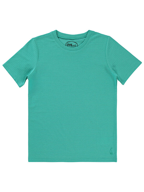 Civil Boys Erkek Çocuk Tişört 10-13 Yaş Mint