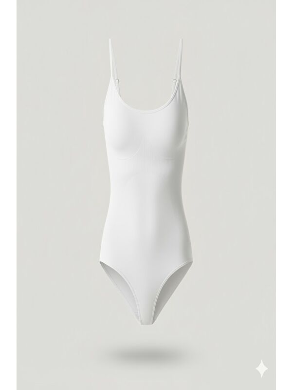 C&City C12072 Slip Body Korse Beyaz