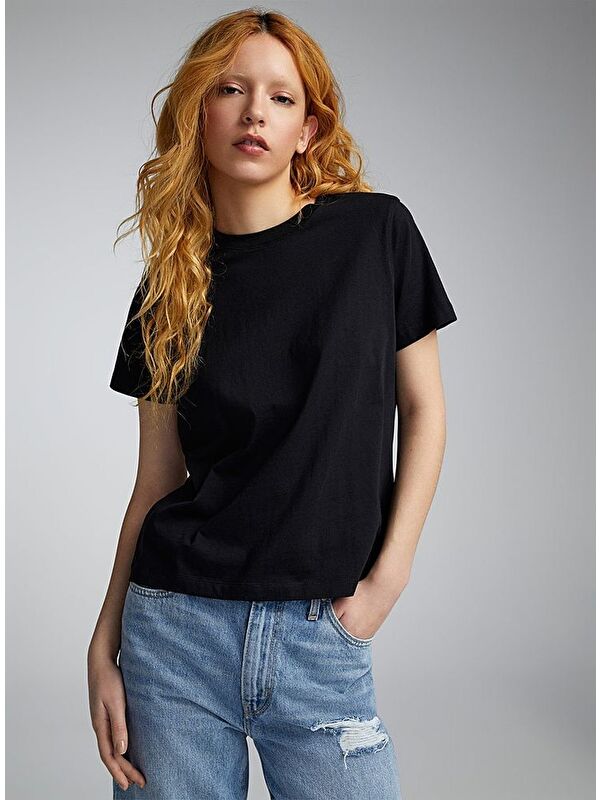 Süperlife Kadın Bisiklet Yaka Tshirt SPR24TSK46