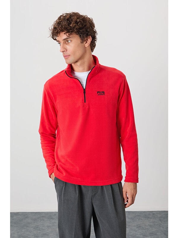 Air Jones River Fiesta Dik Yaka Erkek Polar Sweatshirt - 88310
