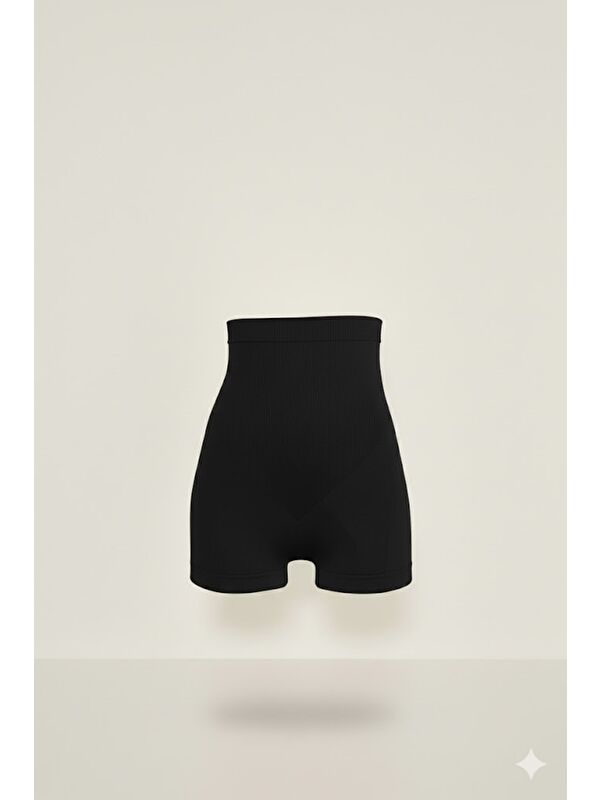C&City C12047 Kadın Boxer Korse Siyah