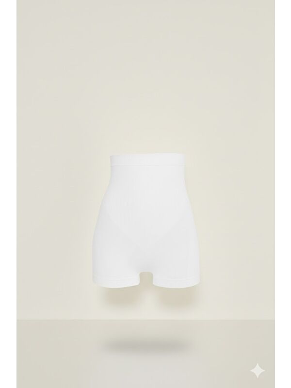 C&City C12047 Kadın Boxer Korse Beyaz
