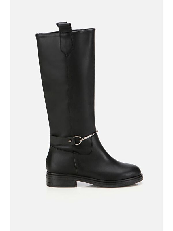 Yaya By Hotiç Kahverengi Yaya By Hotiç Yaya By Kadın Zincir Detaylı Çizme