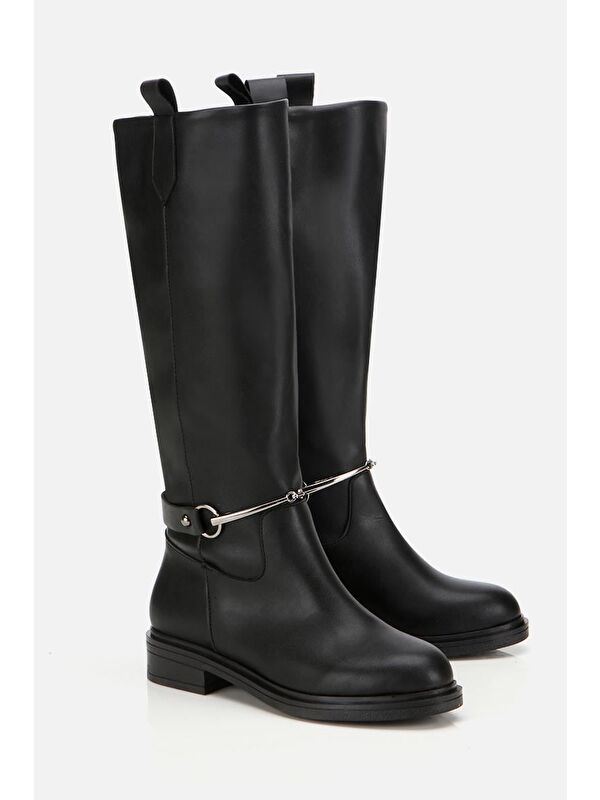 Yaya By Hotiç Kahverengi Yaya By Hotiç Yaya By Kadın Zincir Detaylı Çizme